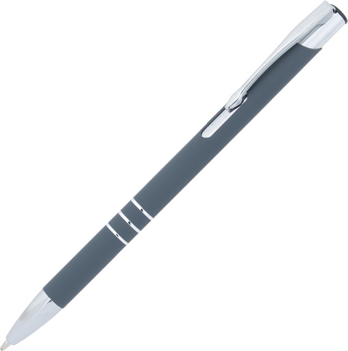 Długopis metalowy soft touch NEW JERSEY 0555 - Ciemnoszary