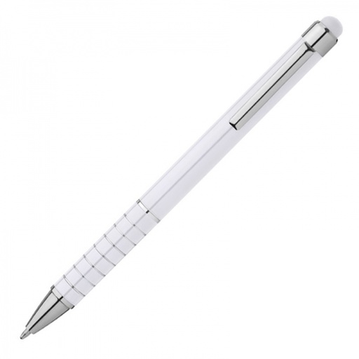Długopis metalowy touch pen LUEBO 0418 - Biały