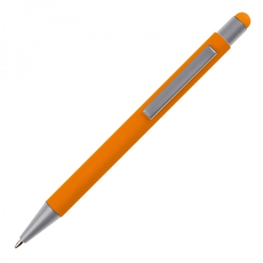 Długopis metalowy touch pen soft touch SALT LAKE CITY 0934 - Pomarańczowy