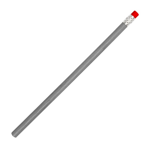 Ołówek z gumką HICKORY 0393 - Szary