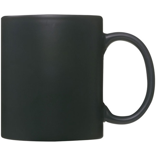 Kubek ceramiczny THESSALONIKI 300 ml 0872 - Czarny