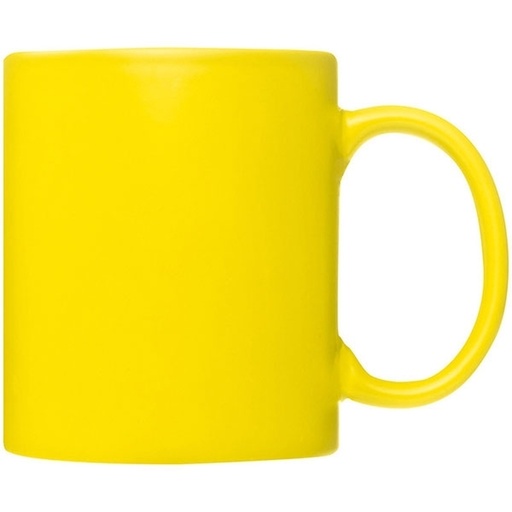 Kubek ceramiczny THESSALONIKI 300 ml 0872 - Żółty