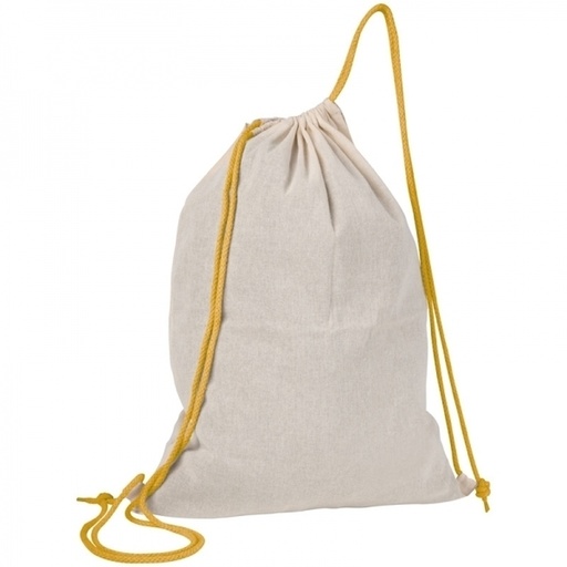 Worek sportowy bawełniany 140 g/m2 LONDONDERRY 0920 - Żółty