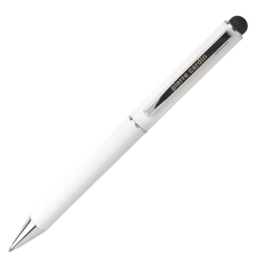 Długopis metalowy touch pen soft touch CLAUDIE Pierre Cardin B010200 - Biały