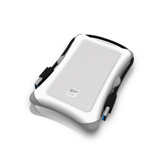 Przenośny dysk Armor A30, 2TB Silicon Power EG8211 - Biały