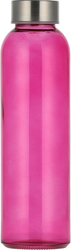 Butelka szklana INDIANAPOLIS 500 ml 1394 - Różowa