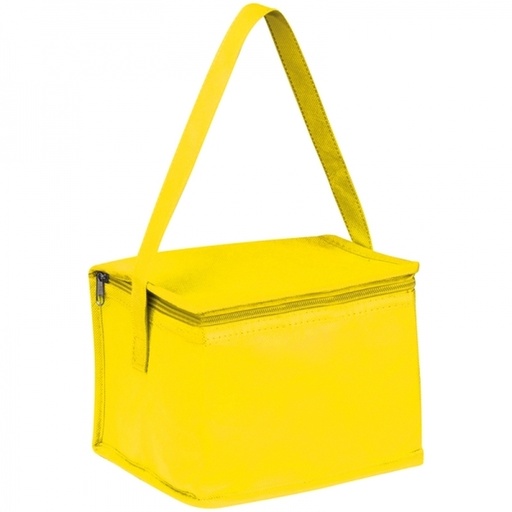Torba termiczna non woven na 6 puszek 330 ml NIEBY 1542 - Żółta