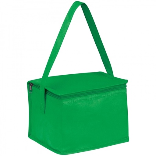 Torba termiczna non woven na 6 puszek 330 ml NIEBY 1542 - Zielona