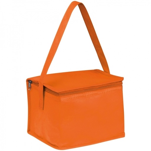 Torba termiczna non woven na 6 puszek 330 ml NIEBY 1542 - Pomarańczowa