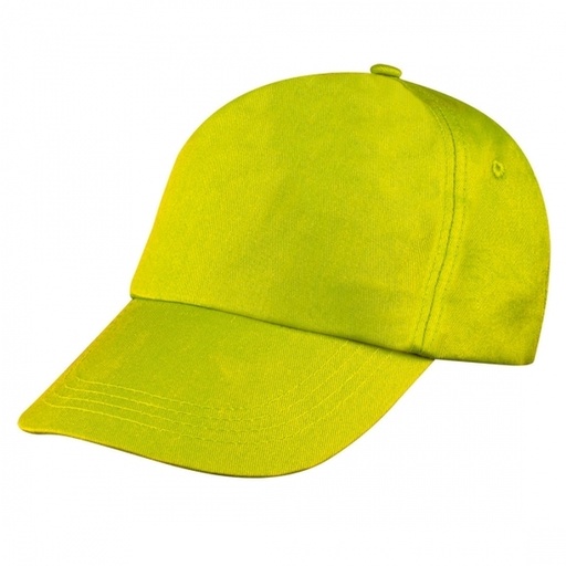 Czapka z daszkiem 5 paneli SANTA FE 2466 - Jasnozielona