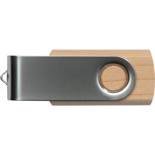 Pendrive drewniany 4GB 2.0 LESSINES 0876 - Brązowy