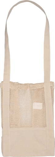 Torba bawełniana z siateczką 150 g/m2 ALANYA 1831 - Biała