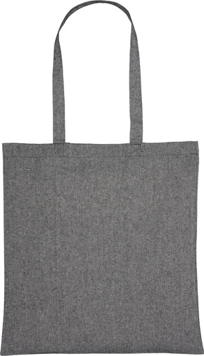 Torba bawełniana z długimi uszami z recyklingu 140 g/m2 CHELMSFORD 2358 - Ciemnoszara