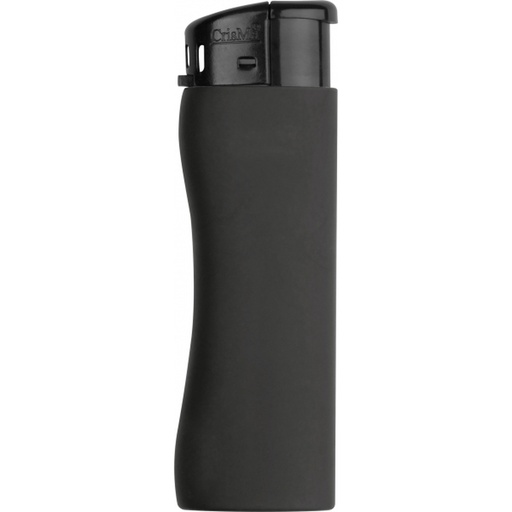 Zapalniczka soft touch MOUSCRON 3777 - Czarna