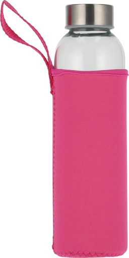 Butelka szklana KLAGENFURT 500 ml 0842 - Różowa