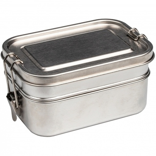 Lunch box dwupoziomowy PORTO ALEGRE 700 ml i 450 ml 2529 - Szary