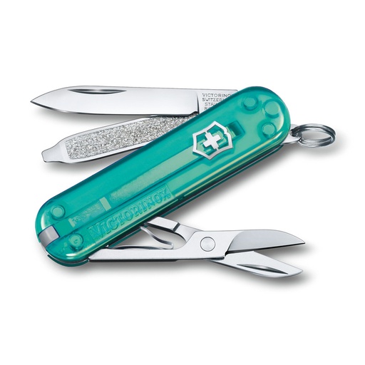 Scyzoryk Classic SD transparentny Victorinox 06223T - Turkusowy