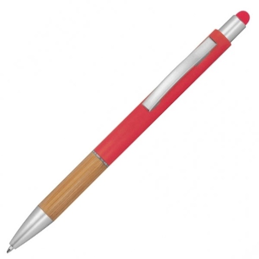 Długopis plastikowy touch pen TRIPOLI 2642 - Czerwony