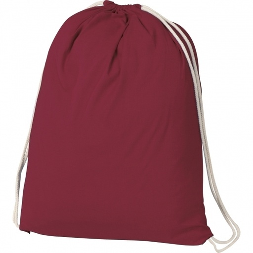 Worek bawełniany 140 g/m2 BUDAPEST 0024 - Bordowy