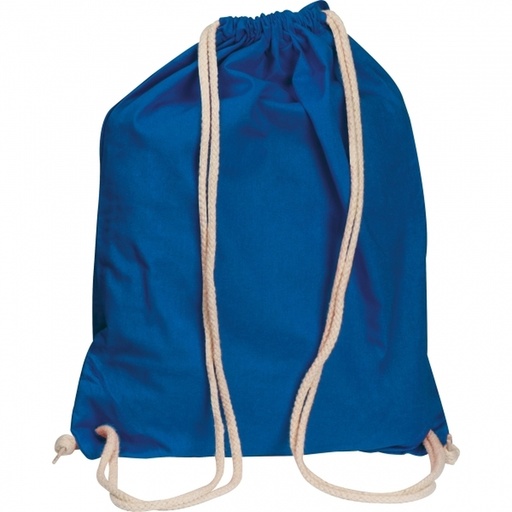 Worek sportowy bawełniany 140 g/m2 CARLSBAD 0026 - Niebieski