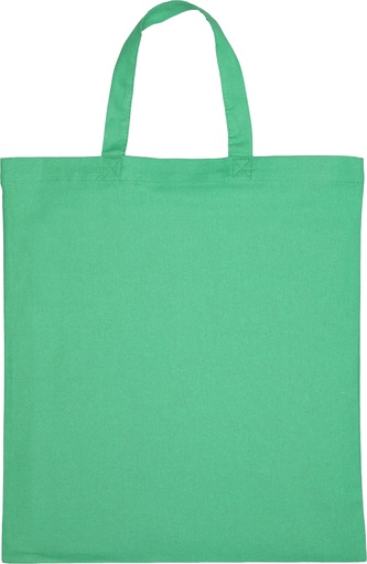 Torba bawełniana z krótkimi uszami 140 g/m2 BREGENZ 0680 - Zielona