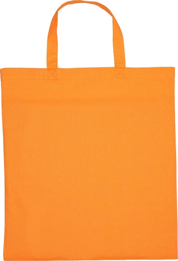 Torba bawełniana z krótkimi uszami 140 g/m2 BREGENZ 0680 - Pomarańczowa