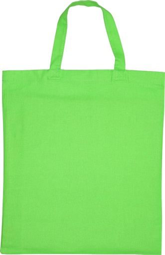 Torba bawełniana z krótkimi uszami 140 g/m2 BREGENZ 0680 - Jasnozielona
