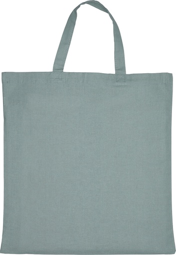 Torba bawełniana z krótkimi uszami 140 g/m2 BREGENZ 0680 - Ciemnoszara