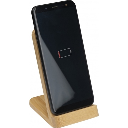 Stojak na telefon z ładowarką indukcyjną GALWAY 3191 - Beżowy