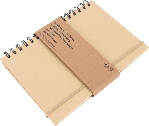 Notes A5 w linie z papieru z recyklingu SILKEBORG 3217 - Beżowy