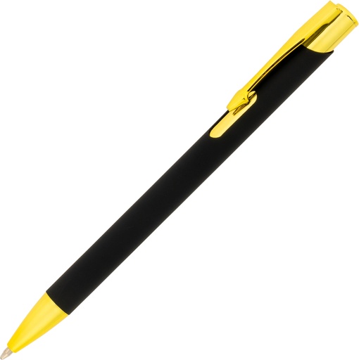 Długopis metalowy soft touch GLENDALE 3655 - Czarny