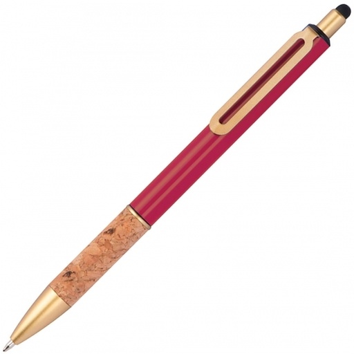 Długopis metalowy touch pen CAPRI 3690 - Bordowy