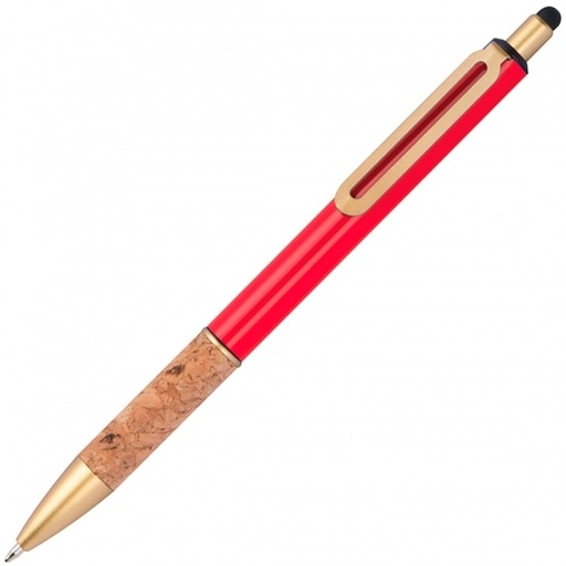 Długopis metalowy touch pen CAPRI 3690 - Czerwony