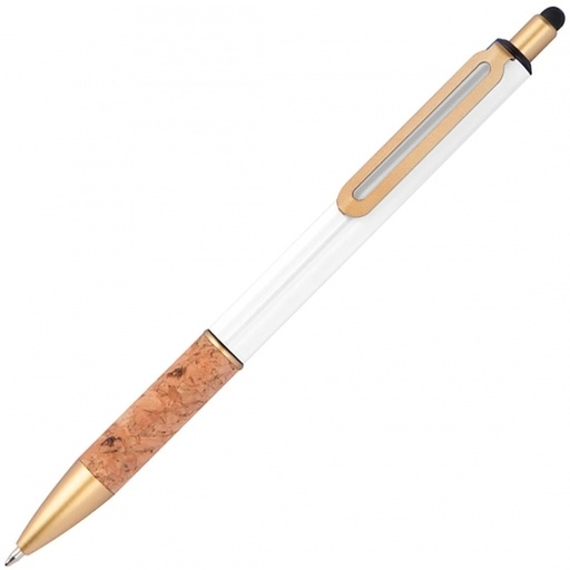 Długopis metalowy touch pen CAPRI 3690 - Biały