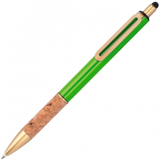 Długopis metalowy touch pen CAPRI 3690 - Jasnozielony