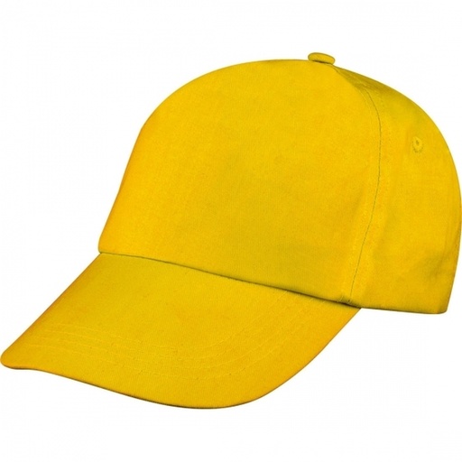 Czapka z daszkiem 5 paneli SANTA FE 2466 - Żółta