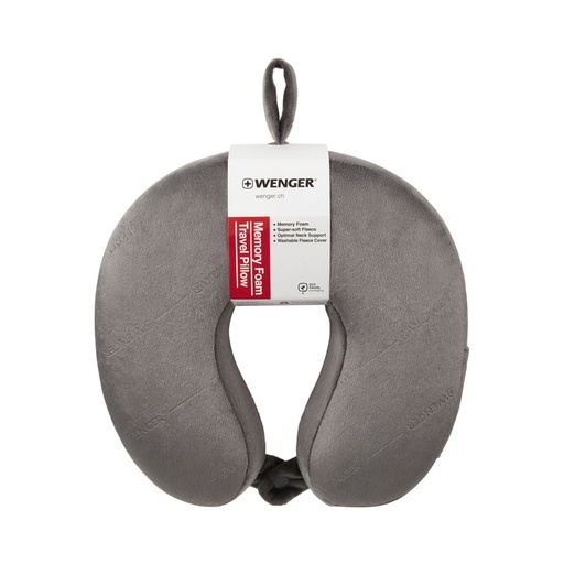 Poduszka podróżna z pianki z pamięcią kształtu Wenger W611884 - Szara