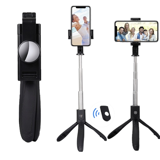 Selfie Stick ze stojakiem, K06 EG05892 - Czarny