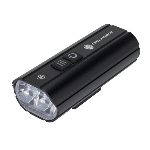 Lampka rowerowa, E300 EG05901 - Czarna