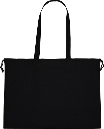 Torba z bawełny organicznej z długimi uszami 180 g/m2 BEDFORD 6221 - Czarna