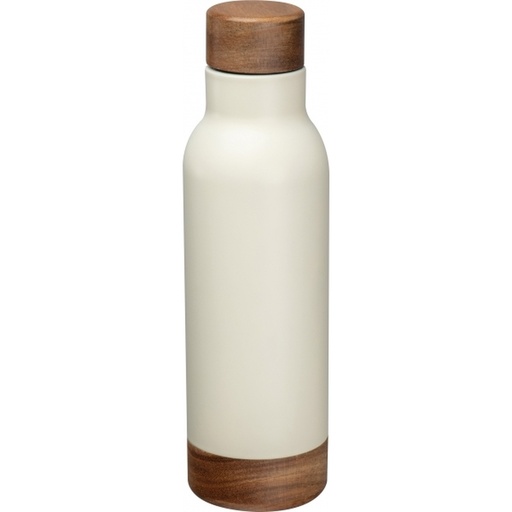 Butelka termiczna ze stalowa z recyklingu COTE D'AZUR MoLu 630 ml 3978 - Biała