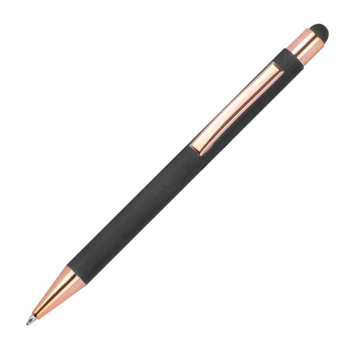 Długopis metalowy touch pen soft touch MIRAMAR 4328 - Ciemnoszary