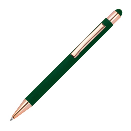 Długopis metalowy touch pen soft touch MIRAMAR 4328 - Ciemnozielony