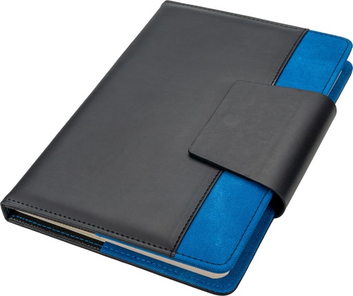 Notes A5 w linie z PU z recyklingu ASUNCION 4229 - Niebieski