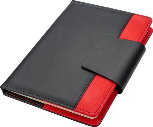 Notes A5 w linie z PU z recyklingu ASUNCION 4229 - Czerwony