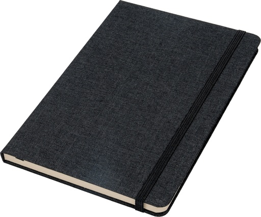 Notes A5 w linie z trzciny cukrowej i rPET ALGIERS 4228 - Czarny