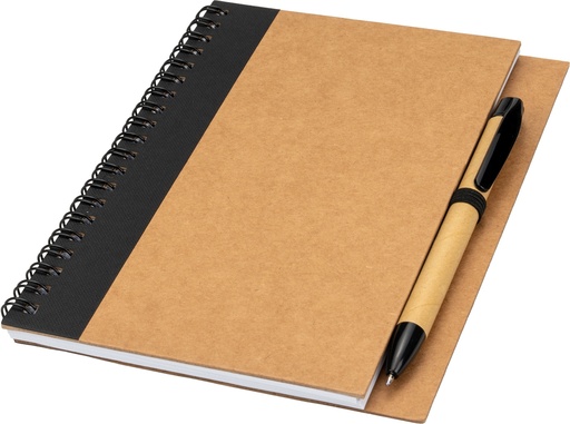Notes A5 z czystymi stronami z papieru z recyklingu RAVENNA 4341 - Czarny