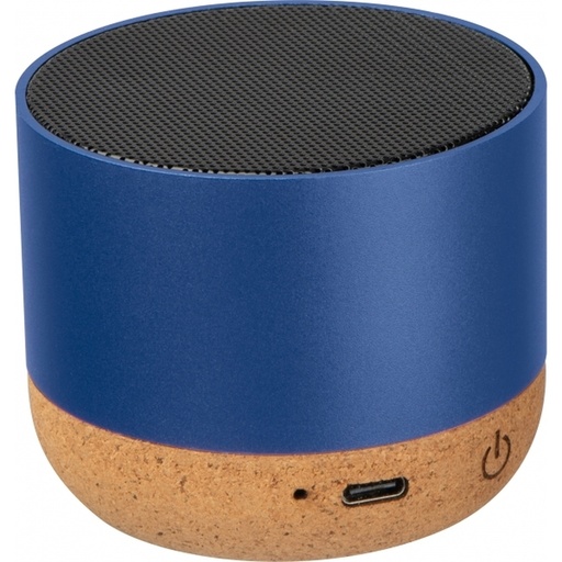 Głośnik bluetooth z aluminium z recyklingu BREST 4242 - Niebieski