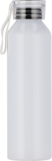 Butelka z aluminium z recyklingu CORK 600 ml 4247 - Biała