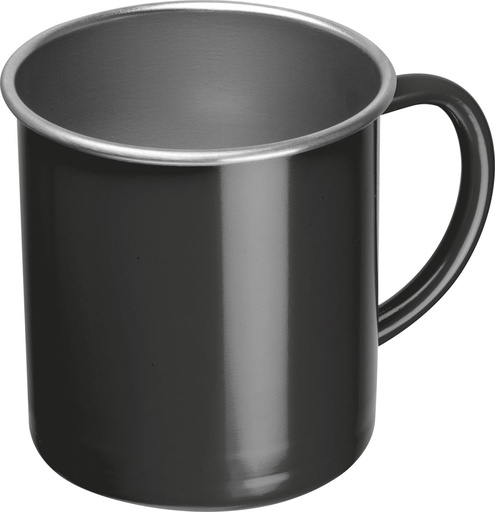 Kubek stalowy TREZZO 350 ml 4380 - Czarny